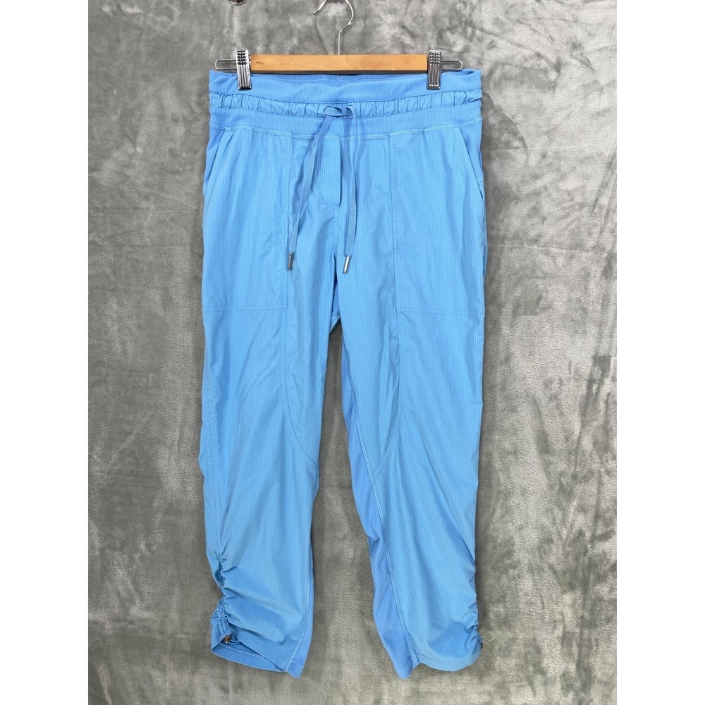 Lululemon‎ Dance Studio Mid-Rise Cropped Pants Womens Size 6 Blue  LW6CDQS